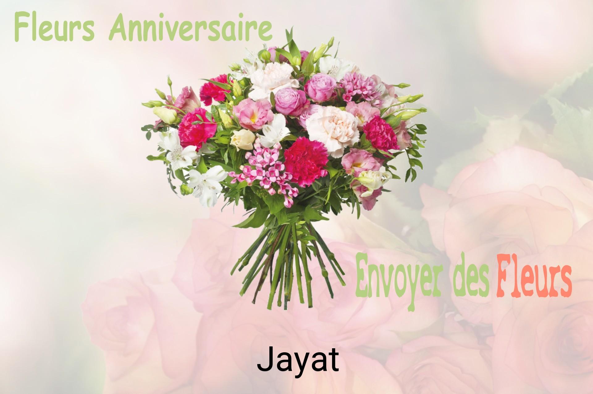 Bouquet de fleurs d’anniversaire livré à Jayat